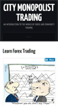 Mobile Screenshot of citymonopolist.com